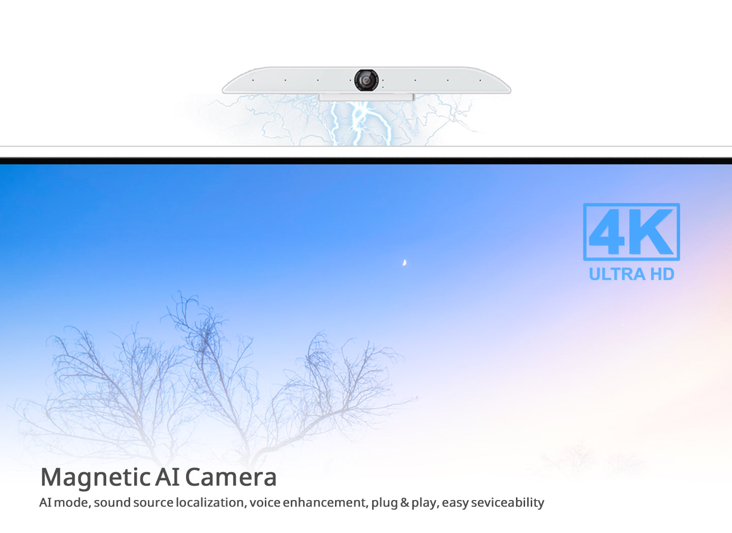 GTEK Smart Board, 4K UHD Touch Screen Electronic Whiteboard with Dual OPS Slot for Classroom & Office